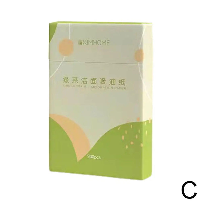 300PCS/Box Oil Control Face Absorbent Paper Face Oil Control Cleaning Wipes Absorbing Sheet Oily Matting Tissue Face Care Paper-Health Wisdom™