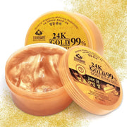 300ml 24K Gold Soothing Facial Gel Moisturizing Wrinkle Free Skin Care Lightening Oil-control Acido Clicolico Exfoliate Cream-Health Wisdom™