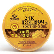 300ml 24K Gold Soothing Facial Gel Moisturizing Wrinkle Free Skin Care Lightening Oil-control Acido Clicolico Exfoliate Cream-Health Wisdom™
