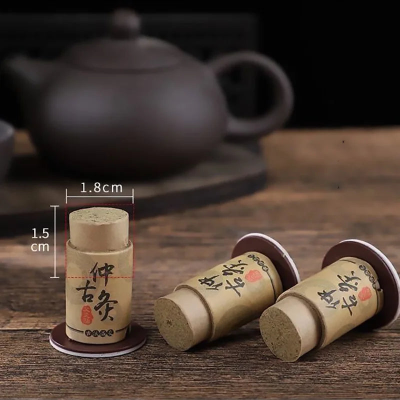 30Pcs High Quality Moxibustion Tube Moxa Stick Warm Acupuncture Massage Therapy Chinese Medicine Mugwort Health Care Warm Uterus-Health Wisdom™