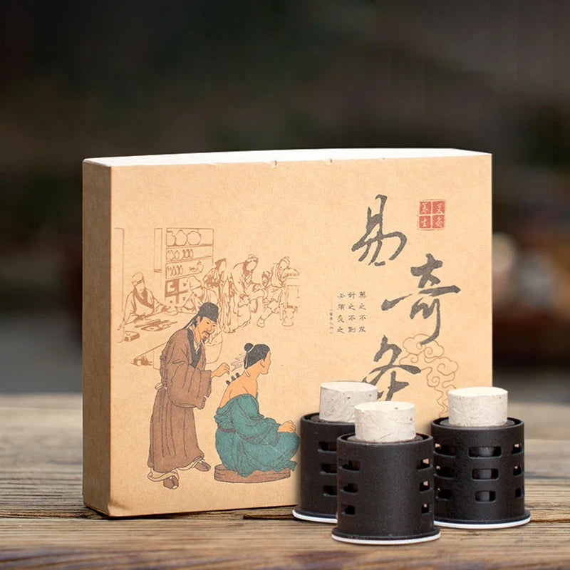 30Pcs Replaceable Moxibustion Tube Moxa Stick Warm Acupuncture Massage Chinese Medicine Wormwood Health Care Acupoint Therapy-Health Wisdom™