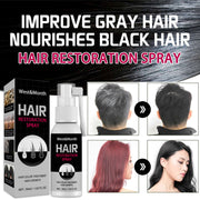 30ml Hair Darkening Spray Anti White Hair Herbal Hair Care Serum Blacken Hair Reduce Gray Hair Scalp Nourish Glitter Hair Spray-Health Wisdom™