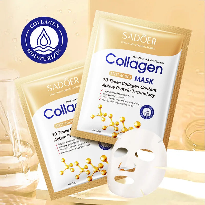 30pcs Anti-wrinkle Collagen Face Mask skincare Moisturizing Anti-aging Brightening Face Sheet Mask Facial Masks Skin Care-Health Wisdom™