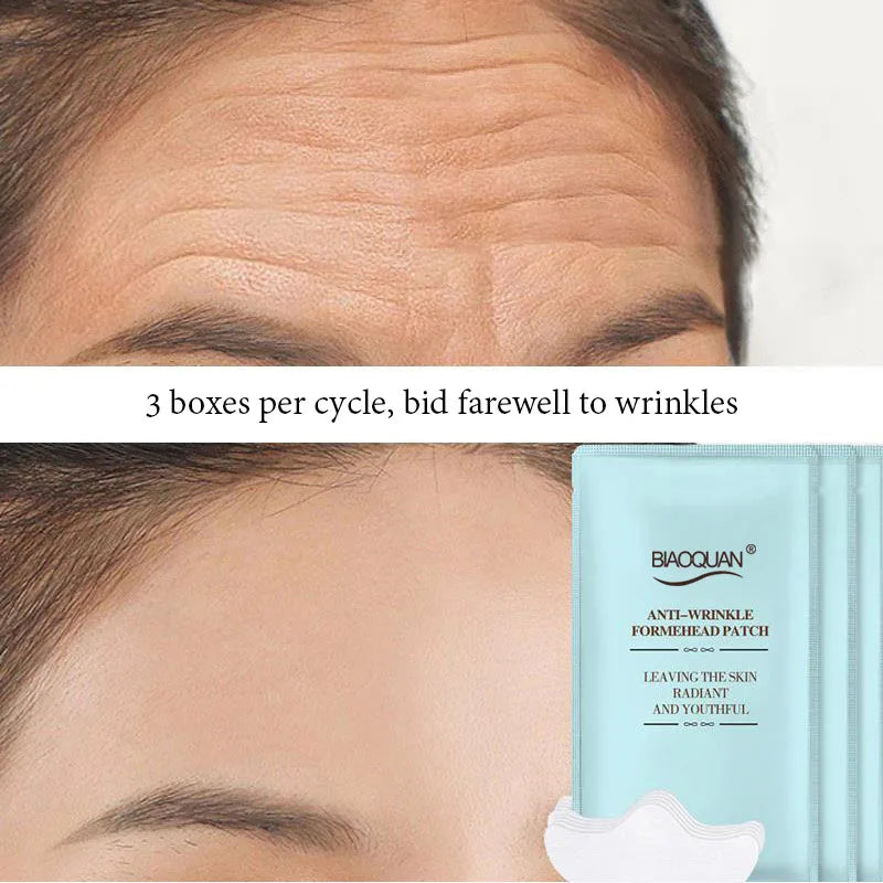 30pcs Anti-wrinkle Forehead Line Wrinkles Removal Gel Patch Firming Mask Frown Stickers Anti-aging Moisturizng Face Skin Care-Health Wisdom™
