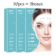 30pcs Anti-wrinkle Forehead Line Wrinkles Removal Gel Patch Firming Mask Frown Stickers Anti-aging Moisturizng Face Skin Care-Health Wisdom™