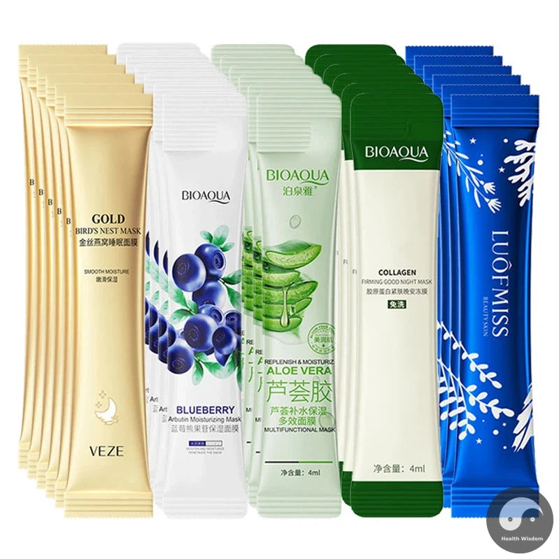 30pcs BIOAQUA Collagen Sleeping Facial Masks Moisturizing Anti-wrinkle Nourishing Sleeping Face Mask No-wash Masks for Face-Health Wisdom™