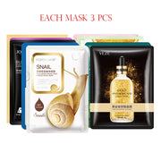 30pcs BIOAQUA skincare Face Masks Women Face skin care Sheet Mask Moisturizing Anti-wrinkle Hydrating Snail Korean Facial Mask-Health Wisdom™