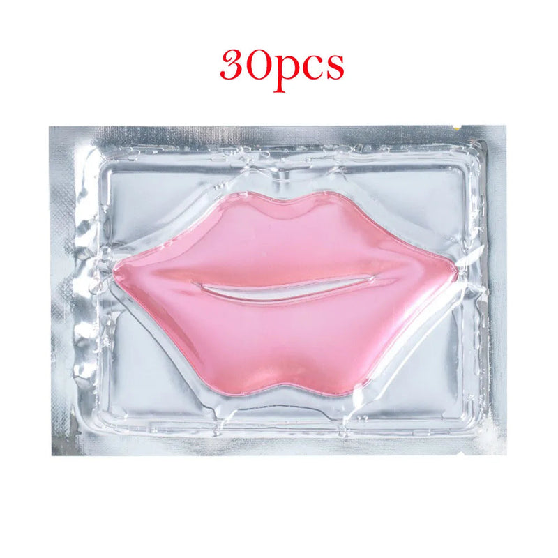30pcs Crystal Collagen Lip Mask Moisturizing Lip Patches Beauty Lips Plumper Anti-wrinkle Beauty Lips Masks Skin Care Cosmetics-Health Wisdom™