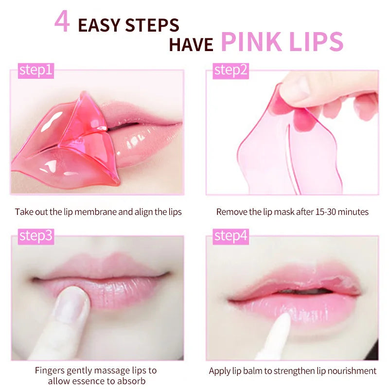 30pcs Crystal Collagen Lip Mask Moisturizing Lip Patches Beauty Lips Plumper Anti-wrinkle Beauty Lips Masks Skin Care Cosmetics-Health Wisdom™