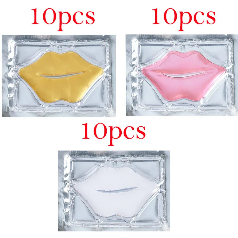 30pcs Crystal Collagen Lip Mask Moisturizing Lip Patches Beauty Lips Plumper Anti-wrinkle Beauty Lips Masks Skin Care Cosmetics-Health Wisdom™
