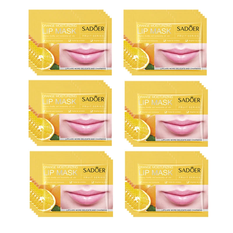 30pcs Fruits Lip Mask Moisturizing Anti-wrinkle Collagen Lip Patches Plump Lips Beauty Skincare Lips Pads Lipmask Skin Care-Health Wisdom™
