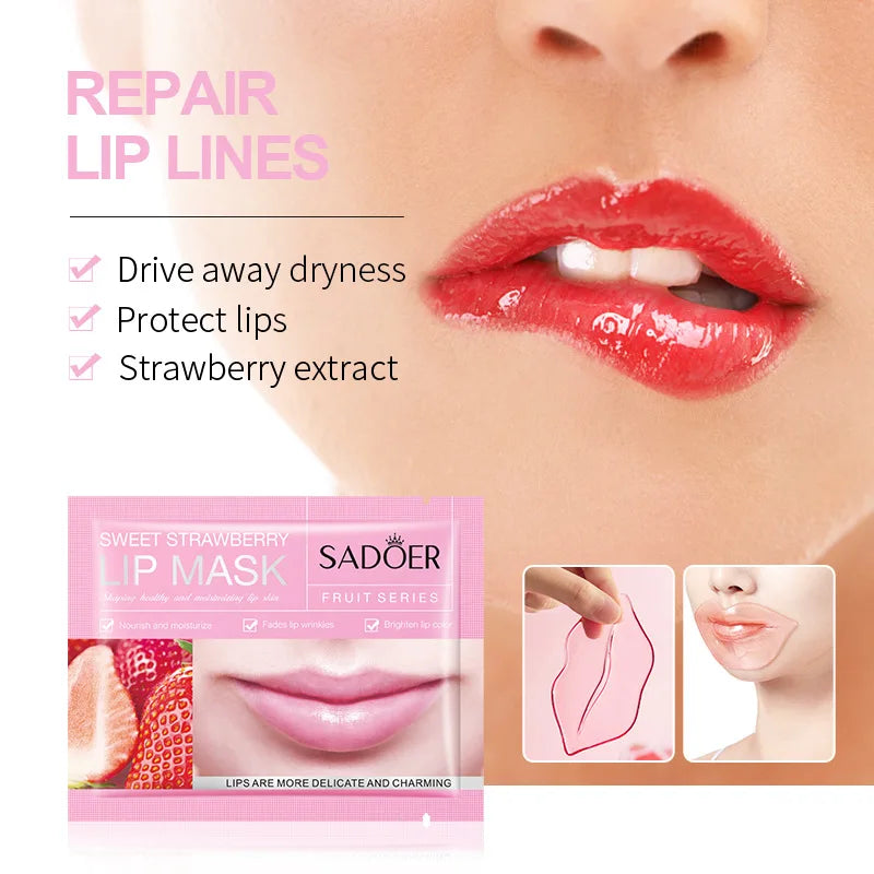 30pcs Fruits Lip Mask Moisturizing Anti-wrinkle Collagen Lip Patches Plump Lips Beauty Skincare Lips Pads Lipmask Skin Care-Health Wisdom™