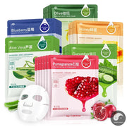 30pcs Natural Plant Facial Mask Moisturizing Oil Control Anti-Aging Fruit Aloe Korean Sheet Face Mask Beauty Skin Care Prodcuts-Health Wisdom™