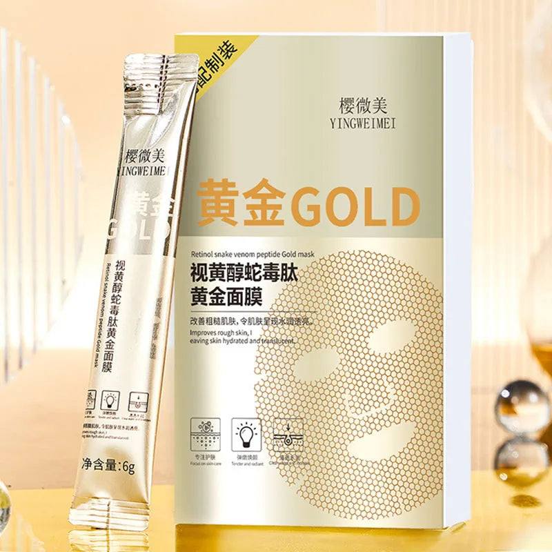30pcs Retinol Gold Face Mask Firming Anti-wrinkle Anti-aging Moisturizing Facial Masks Peeling Mask Face Skin Care Products-Health Wisdom™