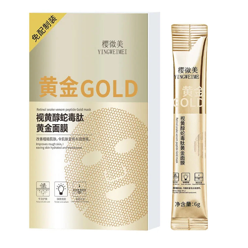 30pcs Retinol Gold Face Mask Firming Anti-wrinkle Anti-aging Moisturizing Facial Masks Peeling Mask Face Skin Care Products-Health Wisdom™
