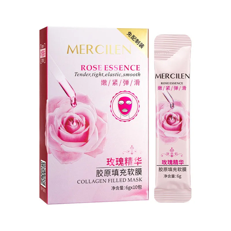 30pcs Rose Collagen Face Mask Facial Peeling Masks skincare Moisturizing Anti Wrinkle Facial Masks Beauty Face Skin Care-Health Wisdom™