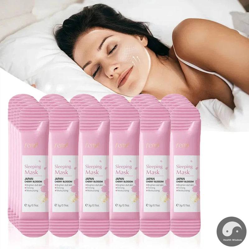 30pcs Sakura Sleeping Face Mask skincare Moisturizing Nourishing Anti Wrinkle Whitening Facial Masks Skin Care Products-Health Wisdom™