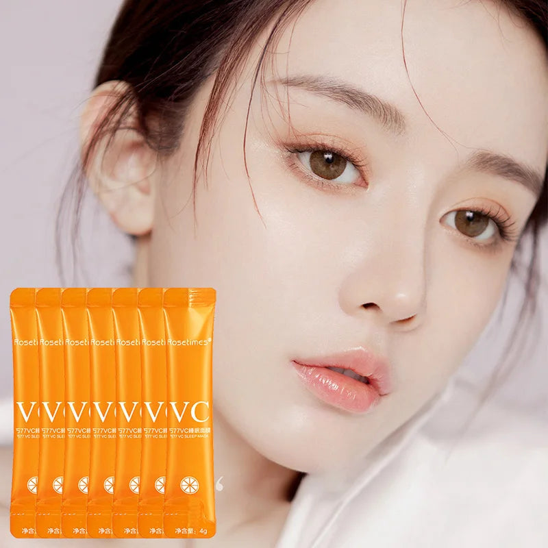30pcs Vitamin C Sleeping Masks Beauty Face Moisturizing Skin Rejuvenation Firming Disposable No-wash Facial Mask for Face Care-Health Wisdom™