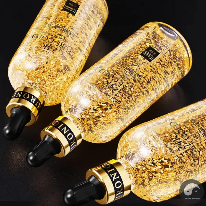 3pcs 24K Golden Hyaluronic Acid Serum for Face Anti-wrinkle Anti-aging Moisturizing skincare Facial Serum Face Essence Skin Care-Health Wisdom™