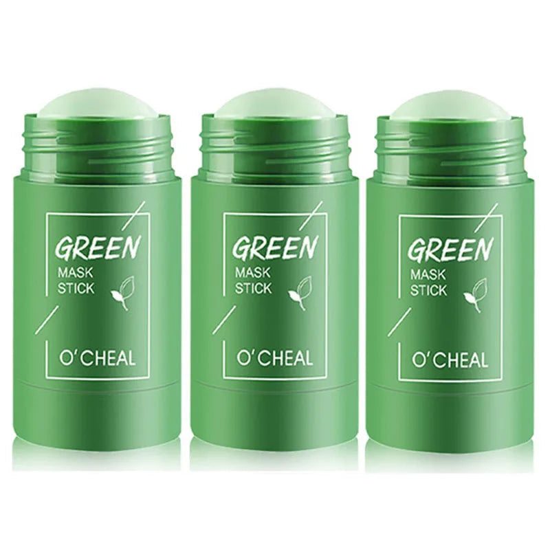 3pcs Eggplant Green Tea Mask Stick Moisturizing Remove Blackhead Anti Acne Face Mask Stick Facial Masks Skin Care Products-Health Wisdom™