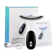 4-Mode ems Microcurrents Face and Neck Lifting Massager 3-Level Hot Compress Machine Facial Skin Rejuvenation Beauty Products-Health Wisdom™