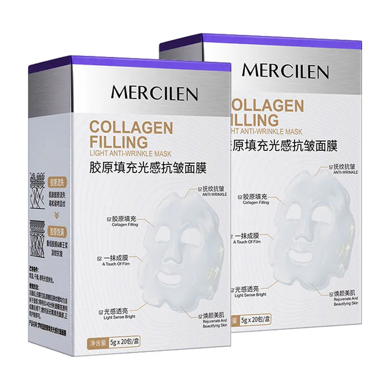 40pcs Anti Wrinkle Collagen Face Mask Facial Peeling Masks Moisturizing Anti-aging skincare Facial Masks Face Skin Care Products-Health Wisdom™