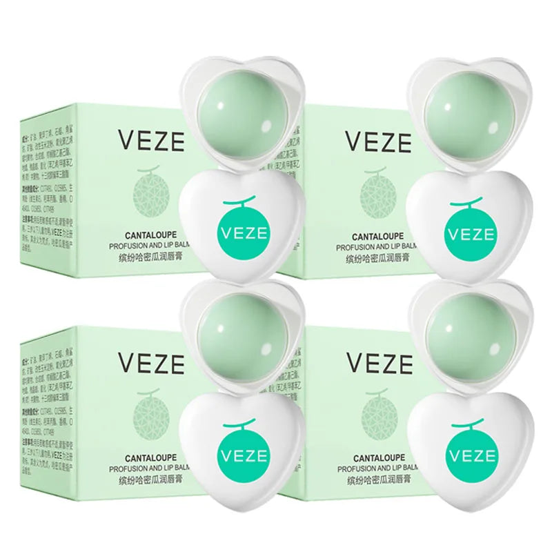 4pcs Cute Fruit Lip Balm Moisturizing Anti-wrinkle Refreshing Anti-Cracked Lips Balms Lip Gloss Sets Plumpers Skin Care for Lips-Health Wisdom™