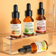 4pcs Vitamin C Serum for Face Skincare Refreshing Moisturizing Anti-aging Snail Facial Serum Acne Treatment Beauty Skin Care-Health Wisdom™