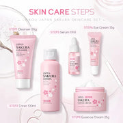 5-piece Hyaluronic Acid Skin Care Set Vitamin C Flower and Fruit Extract Facial Hydrating Niacinamide Face Serum for Gift Box-Health Wisdom™