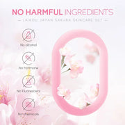 5-piece Hyaluronic Acid Skin Care Set Vitamin C Flower and Fruit Extract Facial Hydrating Niacinamide Face Serum for Gift Box-Health Wisdom™