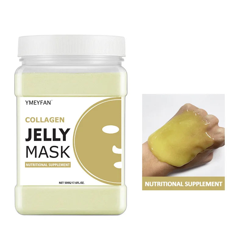 500g Jelly Face Mask Powder Masks DIY Hydrojelly Masks skincare Rose Golden Collagen Hyaluronic Acid Jelly Mask Facial Skin Care-Health Wisdom™