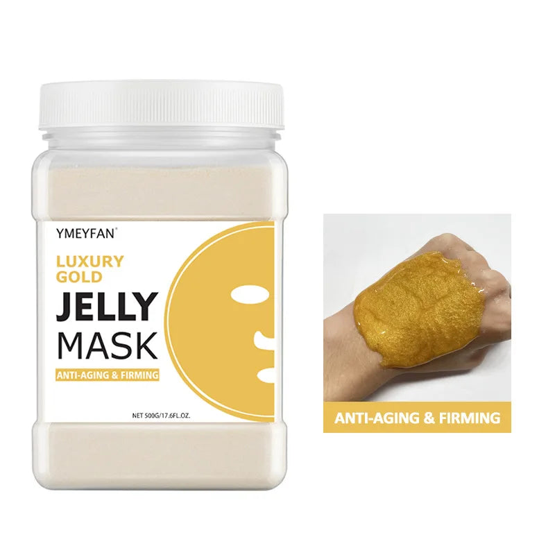 500g Jelly Face Mask Powder Masks DIY Hydrojelly Masks skincare Rose Golden Collagen Hyaluronic Acid Jelly Mask Facial Skin Care-Health Wisdom™