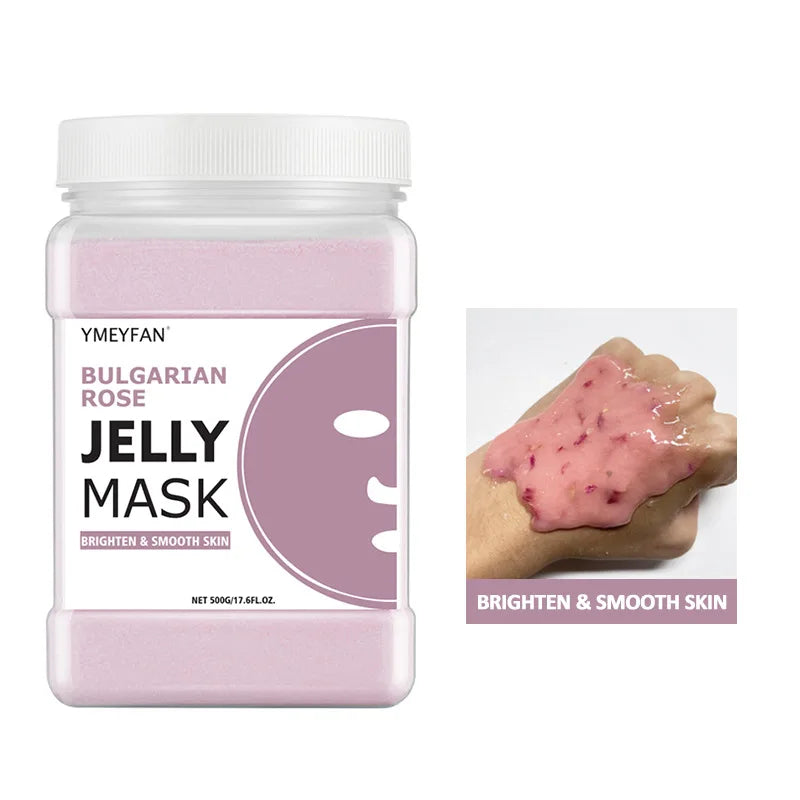 500g Jelly Face Mask Powder Masks DIY Hydrojelly Masks skincare Rose Golden Collagen Hyaluronic Acid Jelly Mask Facial Skin Care-Health Wisdom™