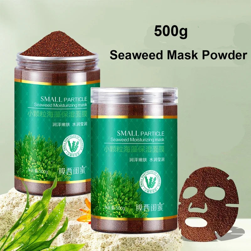 500g Milk Seaweed Jelly Mask Powder Small Particles marine algae Moisturizing Mask Mud Meticulous Shrink Pores Skin Care Product-Health Wisdom™