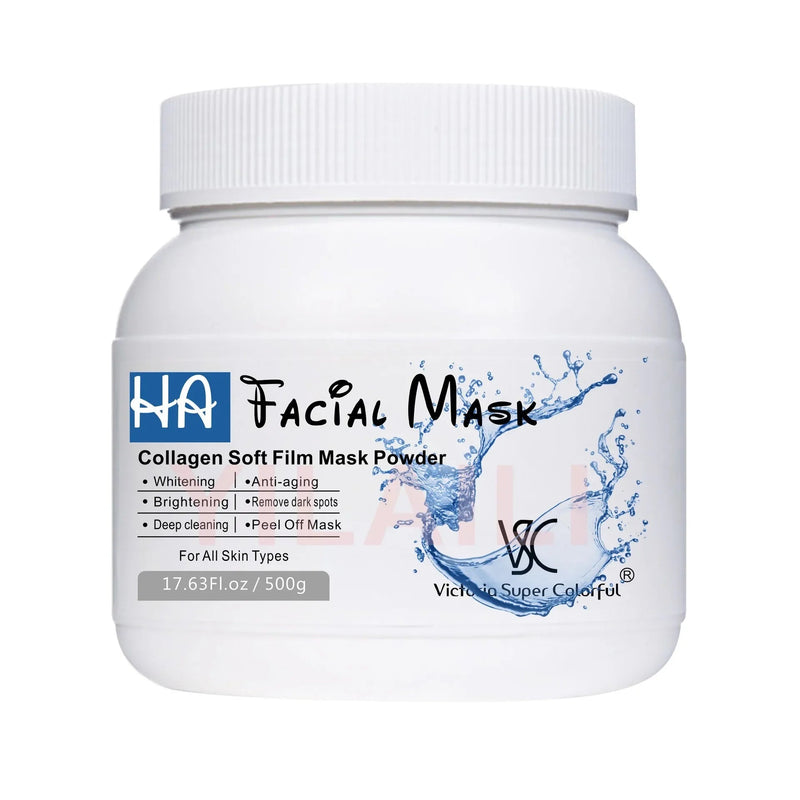 500g Niacinamide Soft DIY Jelly Mask Powder Moisturizing Whitening Rose Salicylic Acid Ceramide Face Powder Mask Wholesale-Health Wisdom™