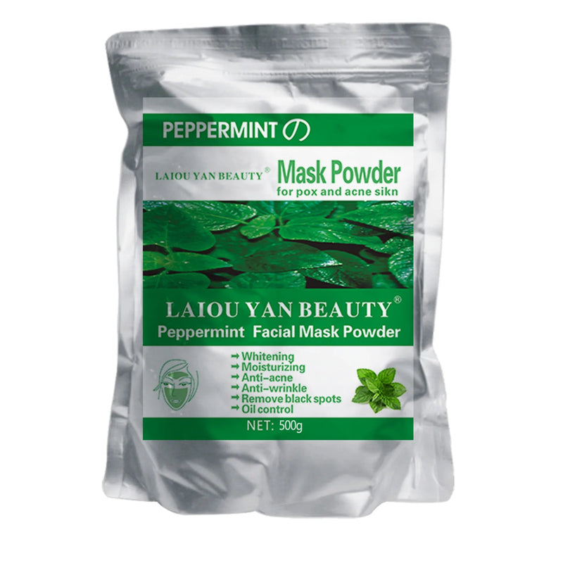 500g Pearl Whitening and Moisturizing Facial Mask Powder Green Tea Olives Lemon Natural Soft Jelly Powder Anti-wrinkle Skin Care-Health Wisdom™
