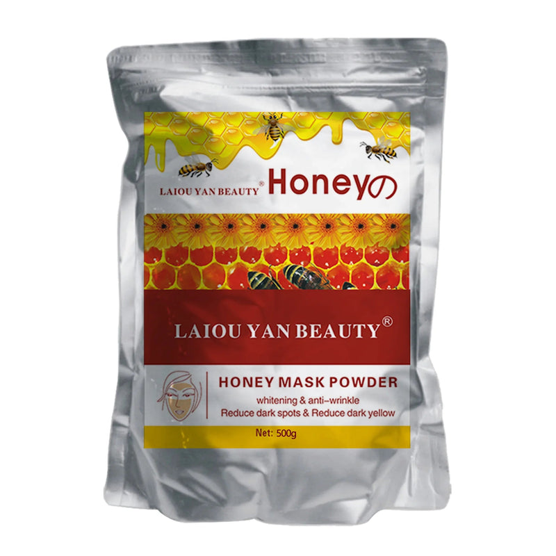 500g Pearl Whitening and Moisturizing Facial Mask Powder Green Tea Olives Lemon Natural Soft Jelly Powder Anti-wrinkle Skin Care-Health Wisdom™