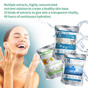 500g Pearl Whitening and Moisturizing Facial Mask Powder Green Tea Olives Lemon Natural Soft Jelly Powder Anti-wrinkle Skin Care-Health Wisdom™