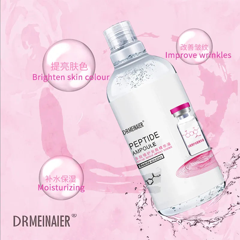 500ml 24K Gold Ampoule Essence Vitamin C Hyaluronic Acid Nicotinamide Polypeptide Moisturizing Firming Brightening Skin Water-Health Wisdom™