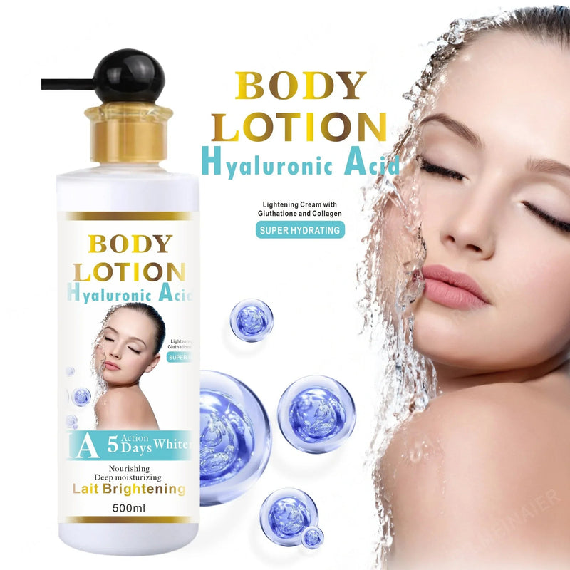 500ml Argan Whitening Body Lotion Moisturizing Refreshing and Not Greasy Body Cream Kojic Acid and Carrot Body Lotion-Health Wisdom™
