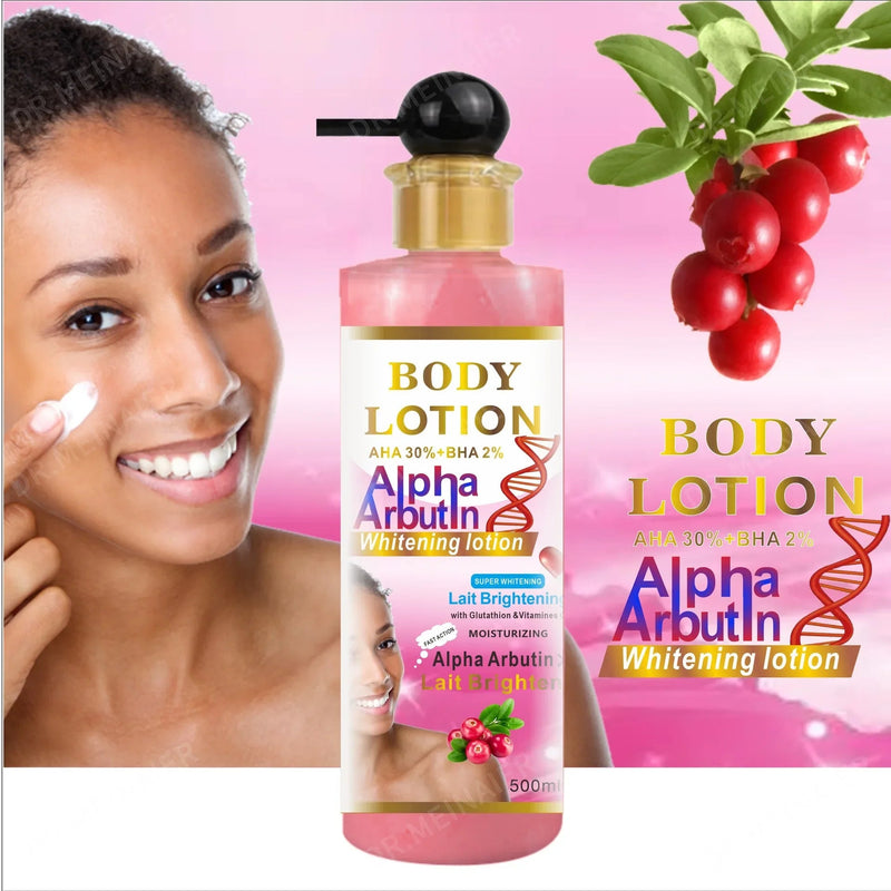 500ml Argan Whitening Body Lotion Moisturizing Refreshing and Not Greasy Body Cream Kojic Acid and Carrot Body Lotion-Health Wisdom™