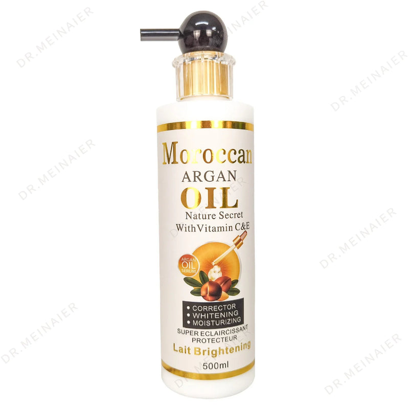 500ml Argan Whitening Body Lotion Moisturizing Refreshing and Not Greasy Body Cream Kojic Acid and Carrot Body Lotion-Health Wisdom™