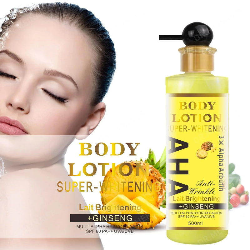 500ml Argan Whitening Body Lotion Moisturizing Refreshing and Not Greasy Body Cream Kojic Acid and Carrot Body Lotion-Health Wisdom™