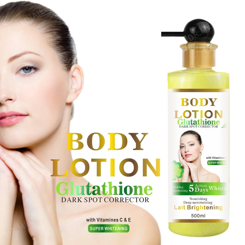 500ml Argan Whitening Body Lotion Moisturizing Refreshing and Not Greasy Body Cream Kojic Acid and Carrot Body Lotion-Health Wisdom™