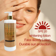 500ml Glutamate Body Cream Vitamin VC Moisturizing Lotion Skin Whitening Nicotinamide Body Lotion-Health Wisdom™