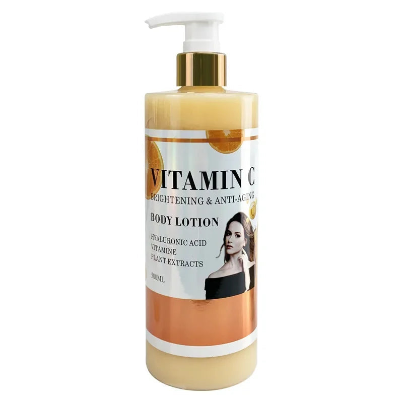 500ml Glutamate Body Cream Vitamin VC Moisturizing Lotion Skin Whitening Nicotinamide Body Lotion-Health Wisdom™