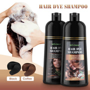 500ml Organic Natural Fast Hair Dye Black Shampoo Plant Essence Black Hair Color Dye Shampoo For Cover Gray White Hair-Health Wisdom™