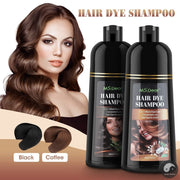 500ml Organic Natural Fast Hair Dye Black Shampoo Plant Essence Black Hair Color Dye Shampoo For Cover Gray White Hair-Health Wisdom™