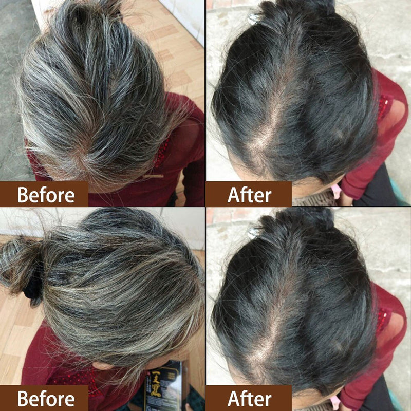 500ml Permanent Hair Shampoo Organic Natural Fast Hair Dye Plant Essence Hair Colorng Cream Cover Dye Shampoo For Women men-Health Wisdom™