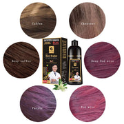 500ml Permanent Hair Shampoo Organic Natural Fast Hair Dye Plant Essence Hair Colorng Cream Cover Dye Shampoo For Women men-Health Wisdom™